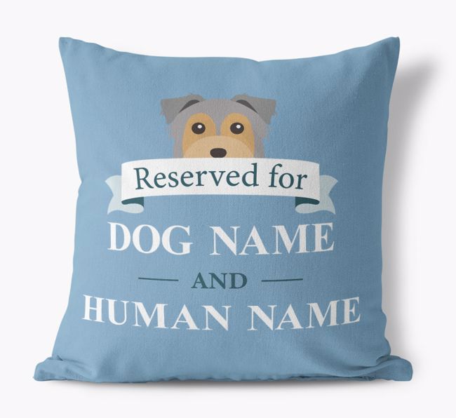 Reserved For: Personalised {breedFullName} Canvas Cushion